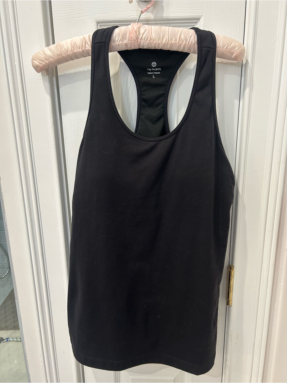 Talbots Black Racerback Active Tank